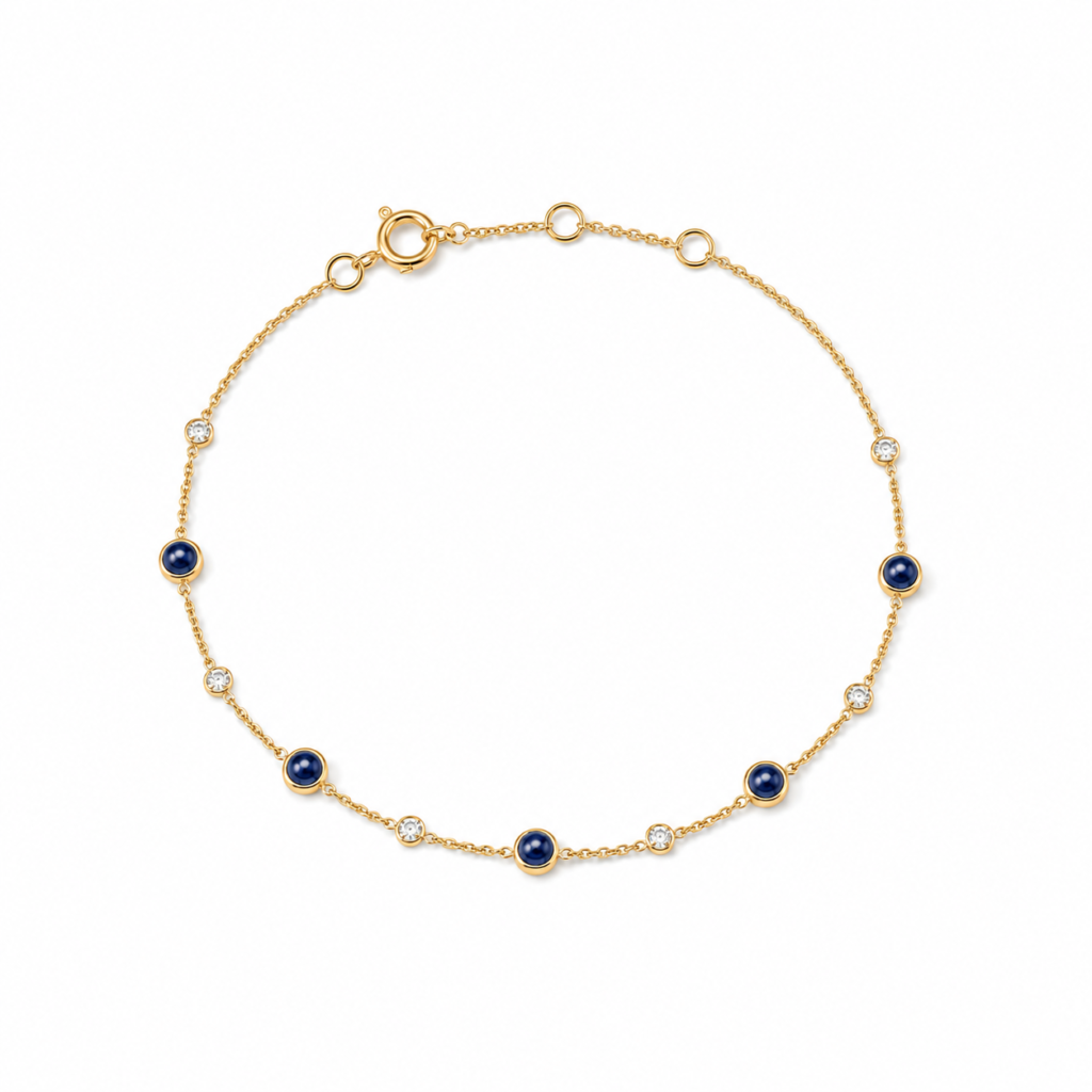 blue stone bracelet