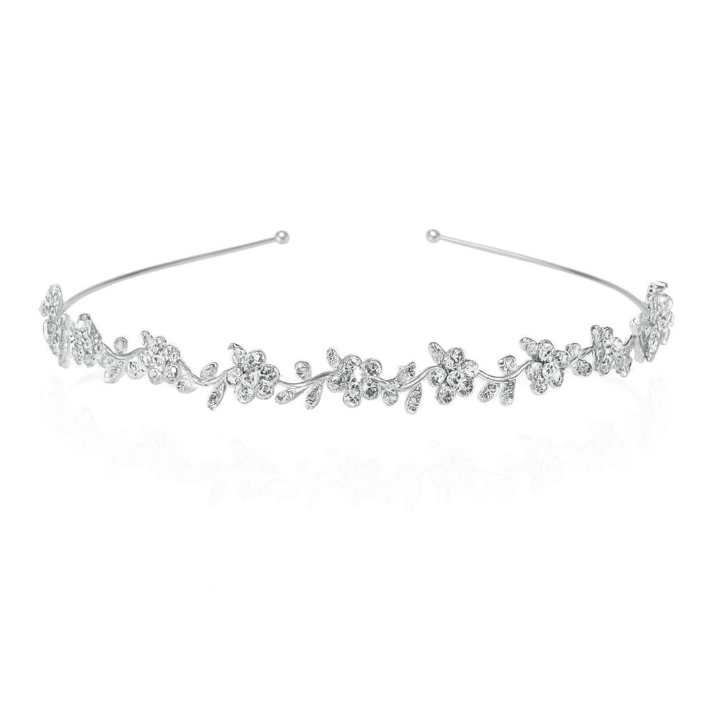 plum blossom rhinestone bridal headband hair ornament headdress