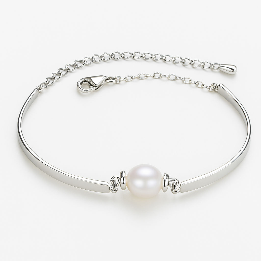 yikalaisi 925 sterling silver charm bracelet bangles pearl jewelry