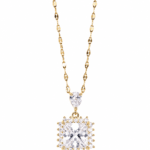 LUMINA Veyra Necklace gold crystal necklace