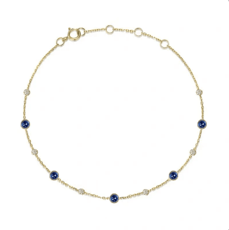 blue stone bracelet