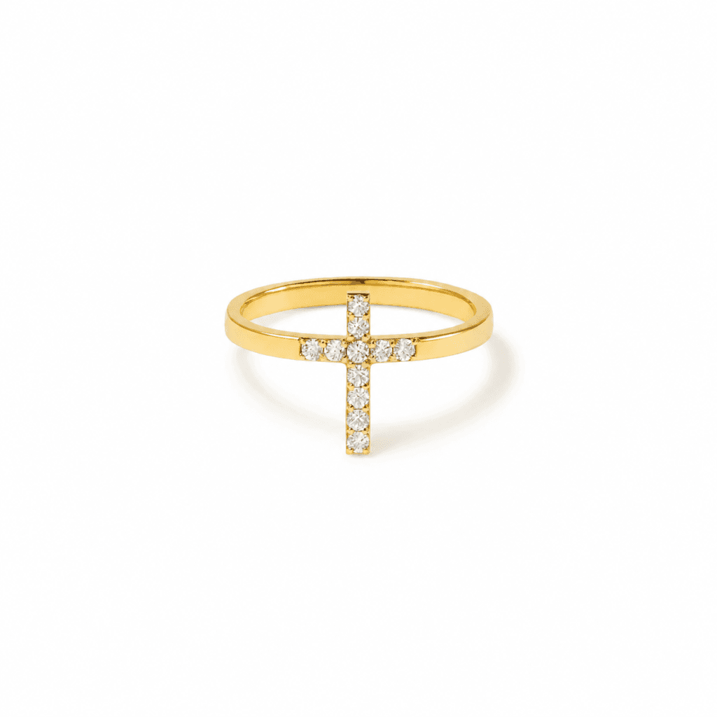 zircon cross ring