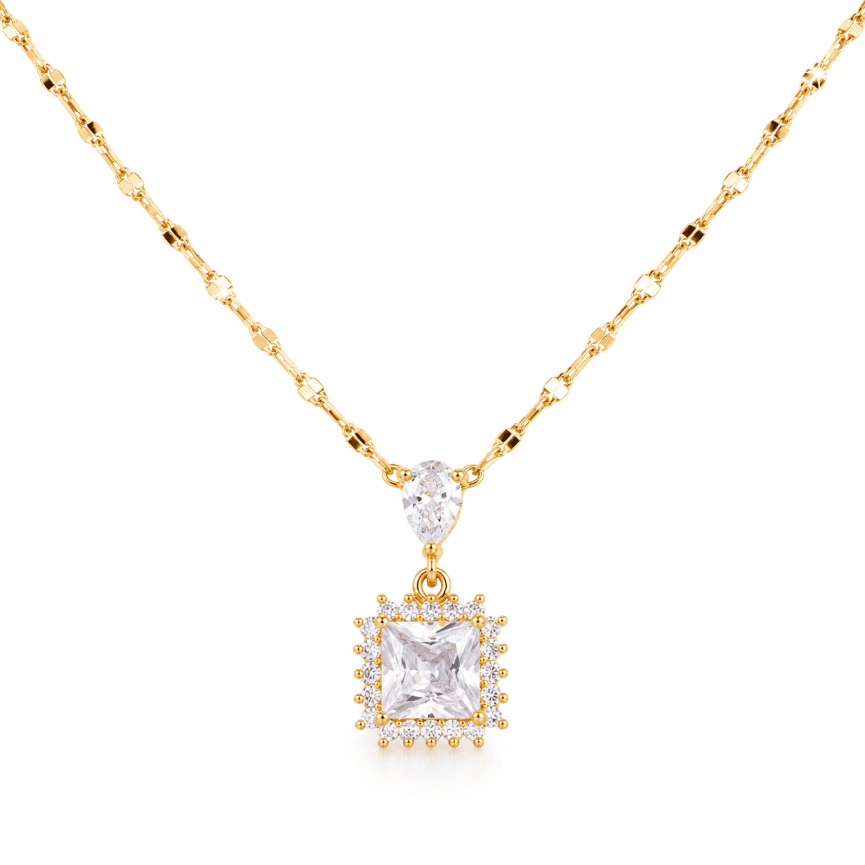 gold crystal necklace gold crystal necklace