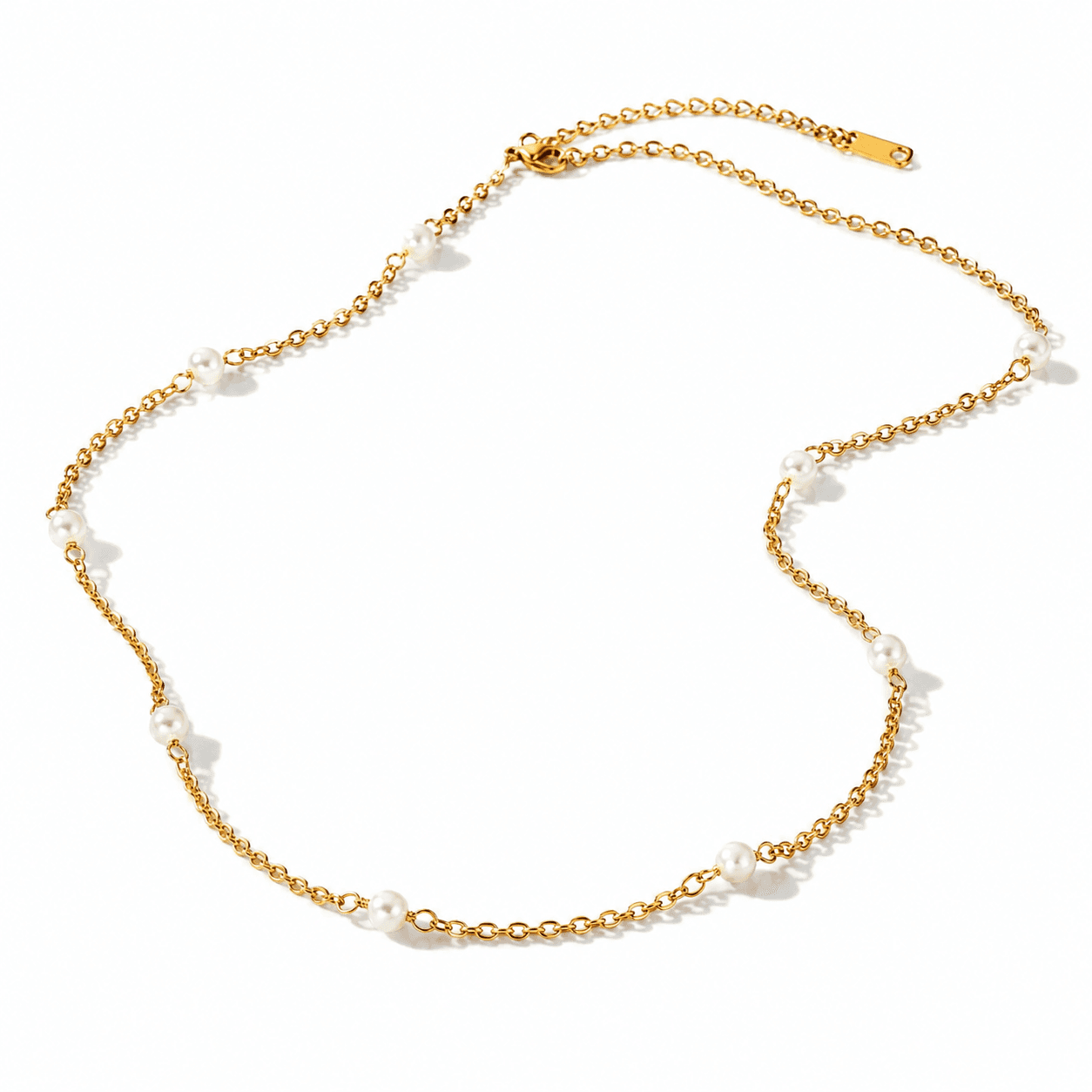 gold plated pearl necklace gold plated pearl necklace