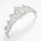 silver crystal tiara