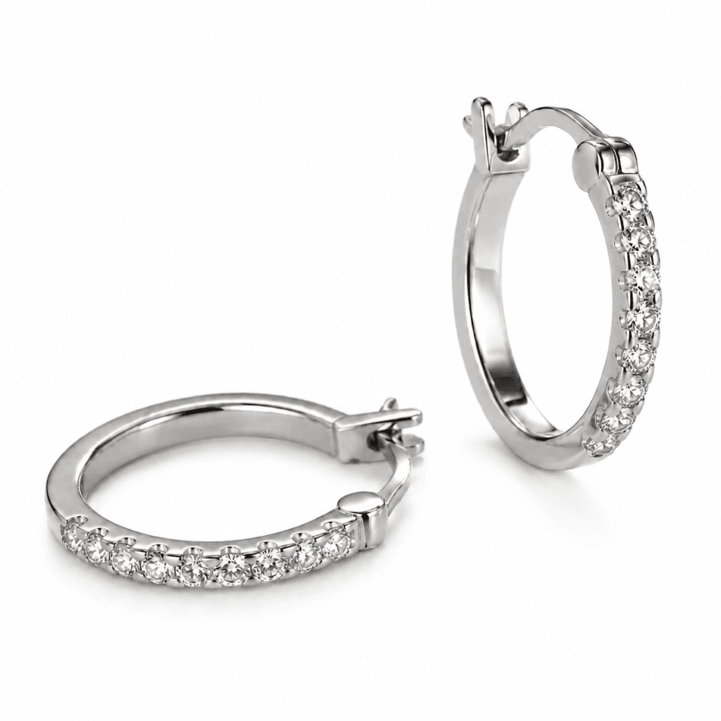 lumina elara earrings silver