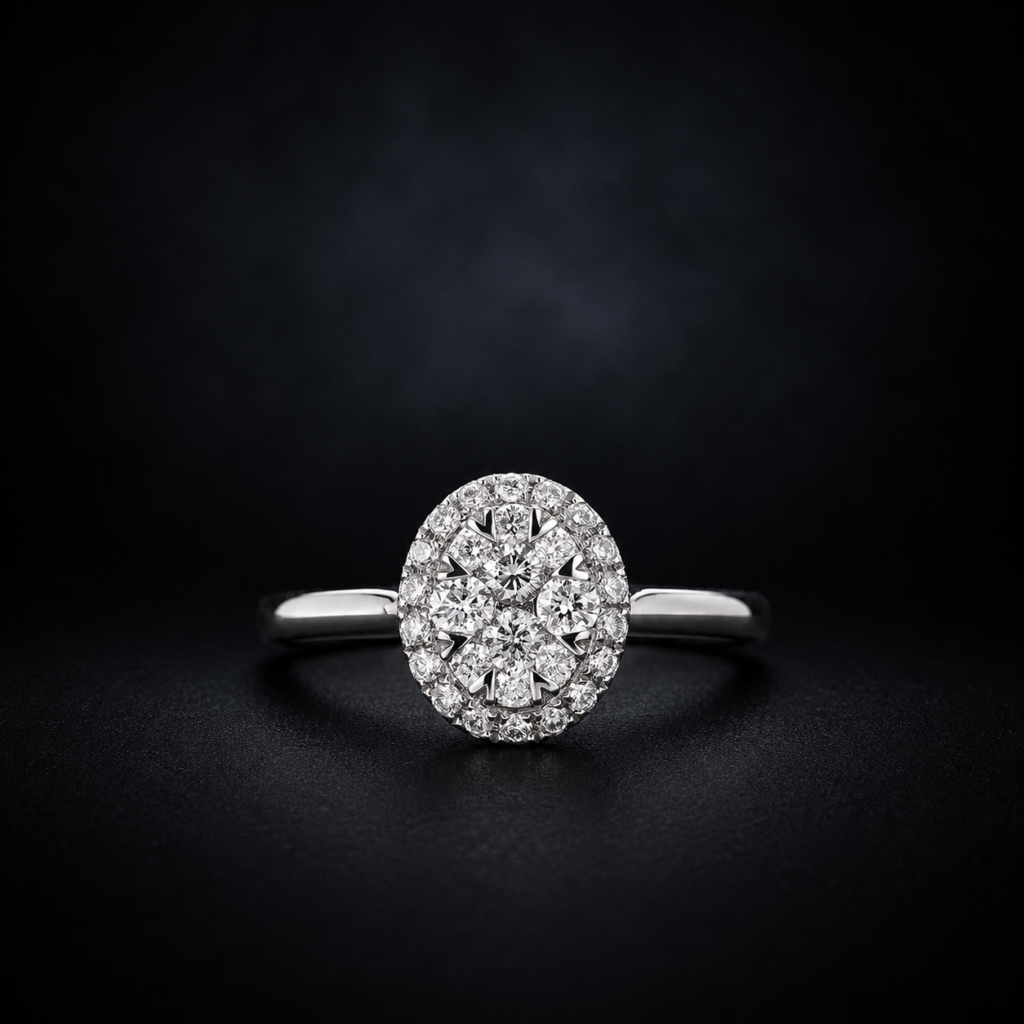 celestial star diamond ring 0.5 ct