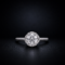 Eternal Radiance Diamond Ring 1.0 ct celestial star diamond ring 0.5 ct