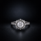 celestial star diamond ring 0.5 ct
