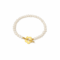 pearl blossom toggle bracelet