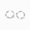twist aura earrings silver igya