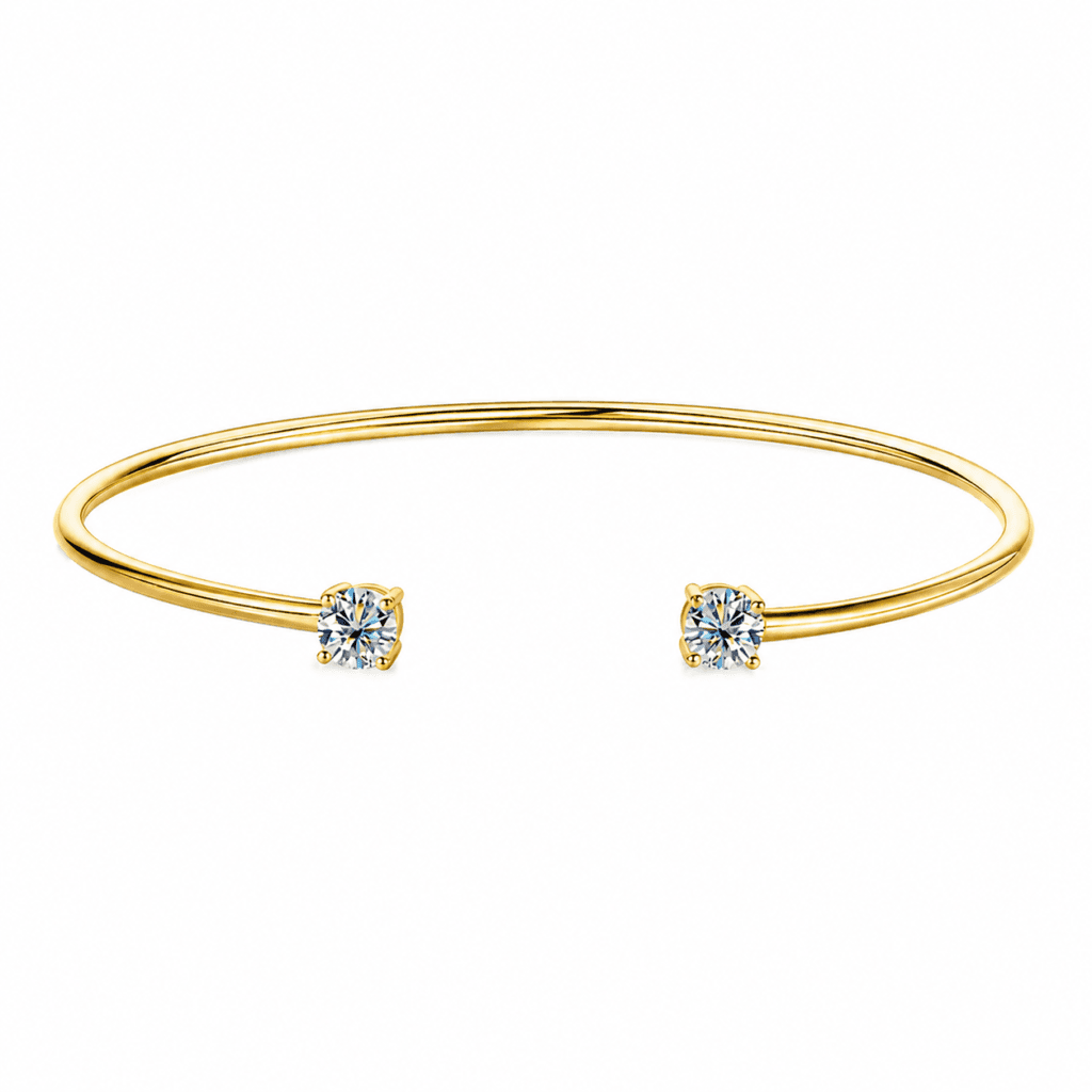 forma solen cuff bracelet gold