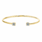 forma solen cuff bracelet gold